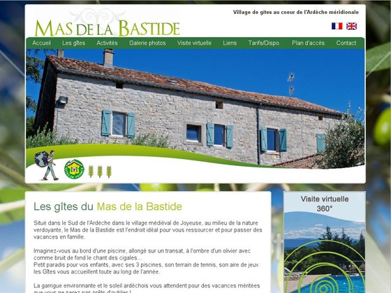 Location gites Ardèche sud