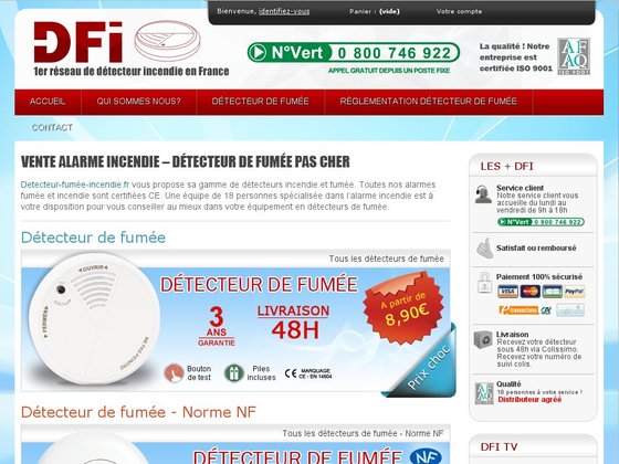 Alarmes et sécurité : le détecteur de fumée