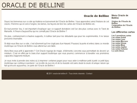 Oracle de Belline