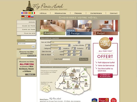 Réserver un Hôtel à Paris
