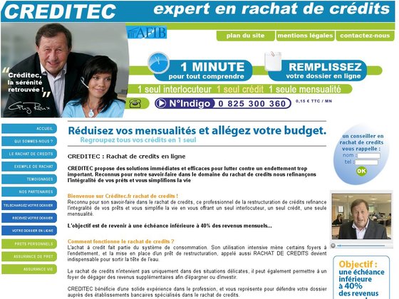 Rachat de crédit avec Creditec