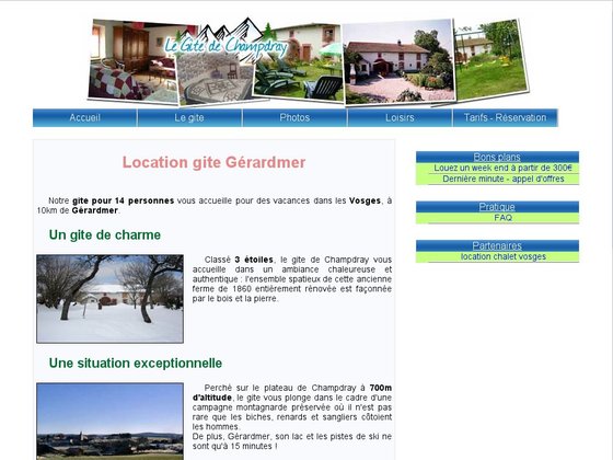Location gîte Vosges Gérardmer