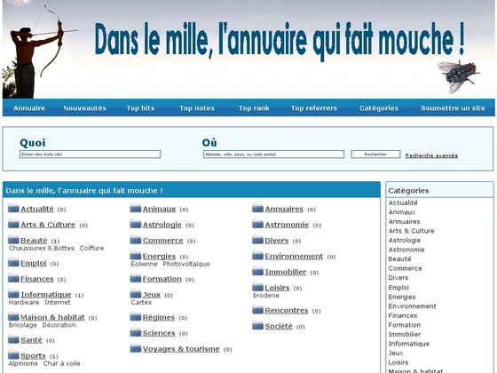 Dans le mille, l'annuaire qui fait mouche !
