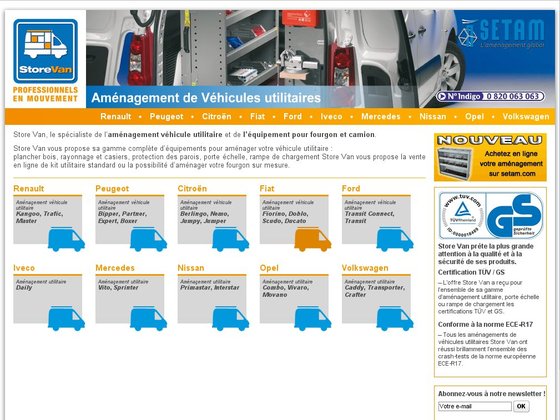 Aménagement utilitaire - Store Van