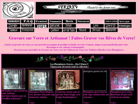 Gravure sur verre et miroir, déco et cadeau