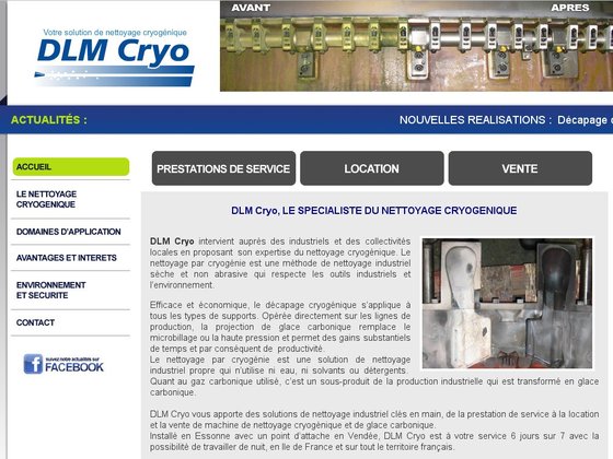 Vente machines cryogéniques – DLM-Cryo, Nettoyage cryogénique